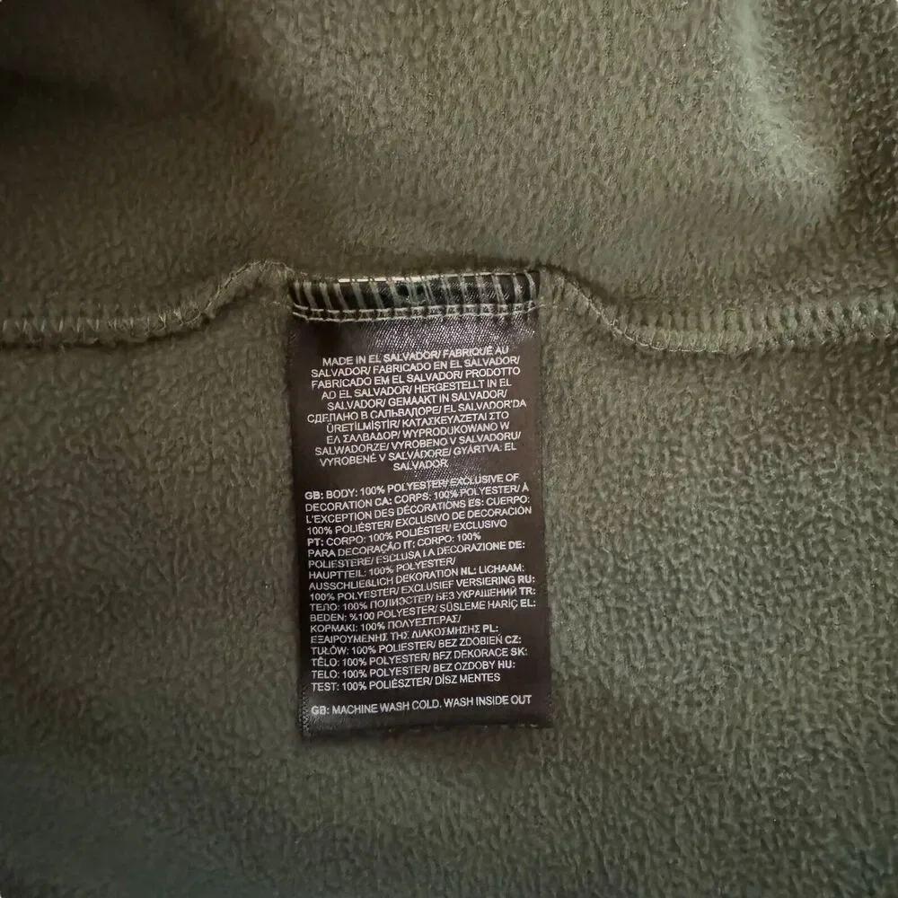 The North Face Men's 1/4‎ Zipper Fleece Jacket Coat Top XLarge pullove Fleece